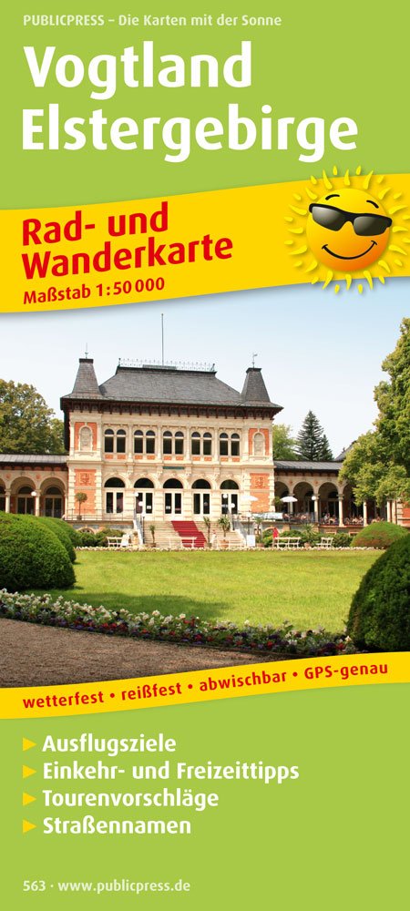 Rad- und Wanderkarte Vogtland - Elstergebirge 1 : 50 000 Leisure, Home & Garden