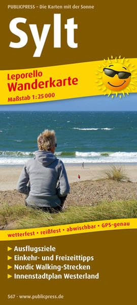 Wanderkarte Sylt 1 : 25 000 Leisure, Home & Garden Books
