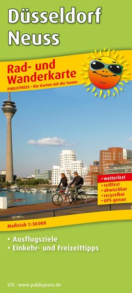 Düsseldorf - Neuss Rad- und Wanderkarte 1 : 50 000 Leisure, Home & Garden