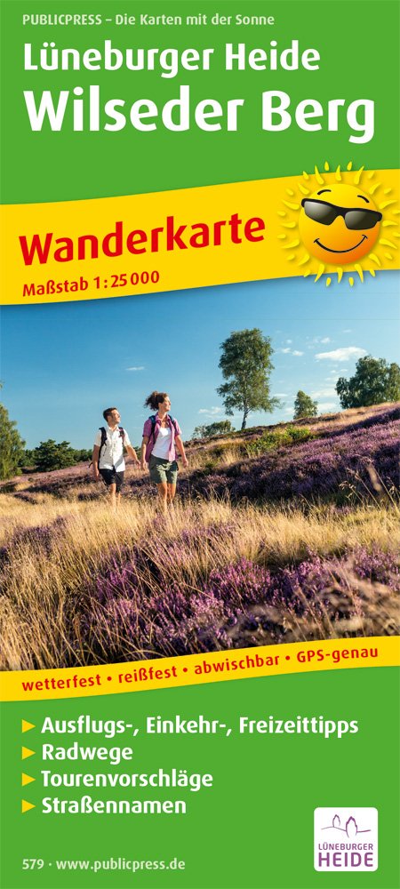 Wanderkarte Lüneburger Heide, Wilseder Berg 1:25 000 Leisure, Home & Garden