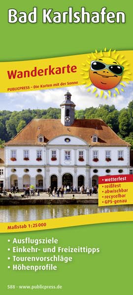 Bad Karlshafen: Wanderkarte mit Ausflugszielen, Einkehr- & Freizeittipps, wetterfest, reißfest, abwischbar, GPS-genau. 1:25000: Ausflugsziele, ... abwischbar, GPS-genau (Wanderkarte / WK) Leisure, Home & Garden