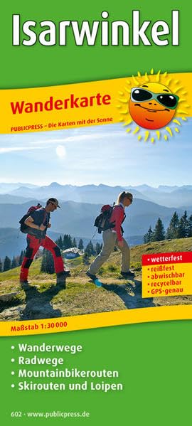 Wanderkarte Isarwinkel 1 : 30 000 Leisure, Home & Garden