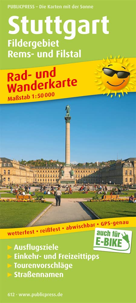 Stuttgart, Fildergebiet - Rems- und Filstal: Rad- und Wanderkarte mit Ausflugszielen, Einkehr- & Freizeittipps. 1:50000 (Rad- und Wanderkarte: RuWK) Leisure, Home & Garden