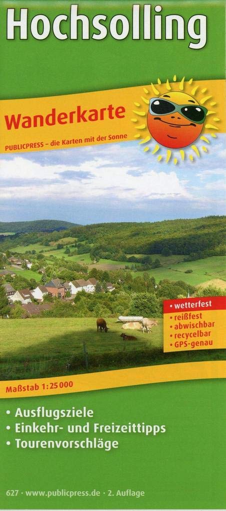 Hochsolling: Wanderkarte mit Ausflugszielen, Einkehr- & Freizeittipps, wetterfest, reißfest, abwischbar, GPS-genau. 1:25000 (Wanderkarte: WK) Leisure, Home & Garden
