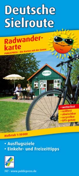 Deutsche Sielroute Radwanderkarte 1 : 50 000 Leisure, Home & Garden