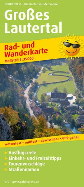 Großes Lautertal Rad- und Wanderkarte 1 : 35 000 Leisure, Home & Garden