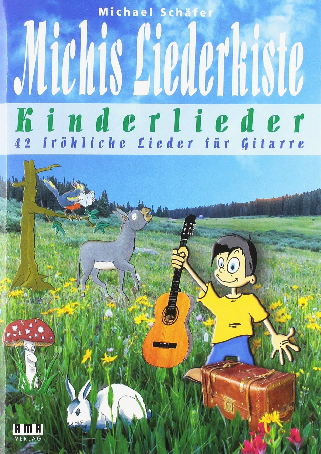 Michis Liederkiste: Kinderlieder für Gitarre: 42 fröhliche Lieder Sheet Music