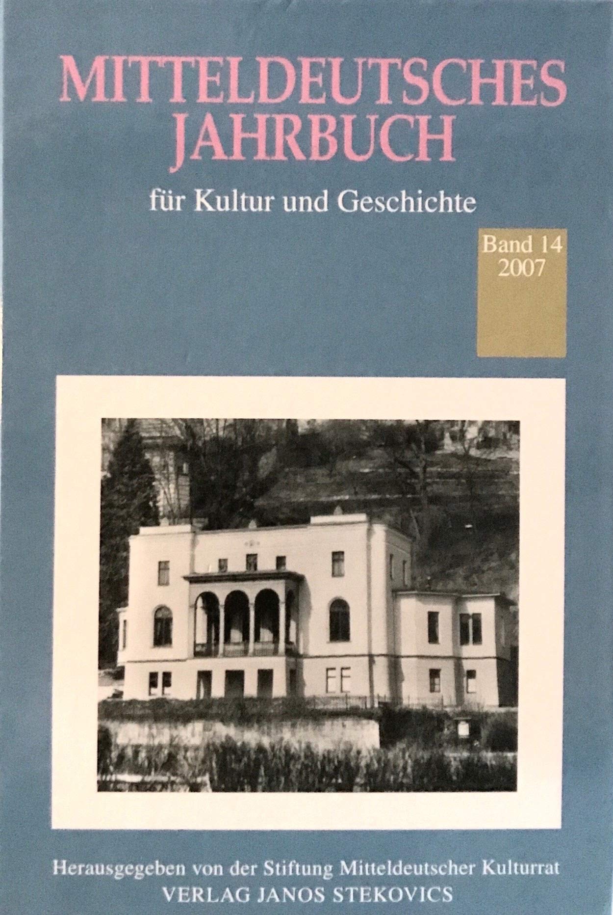 Mitteldeutsches Jahrbuch für Kultur und Geschichte / 2007 Learning & Reference