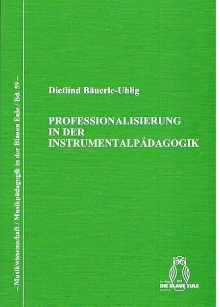 Professionalisierung in der Instrumentalpädagogik Arts & Music