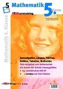 Lern dich fit!-Lerntraining: Mathematik Klasse 5: Textaufgaben, Längen, Flächen, Größen, Tabellen, Maßstäbe Learning & Reference
