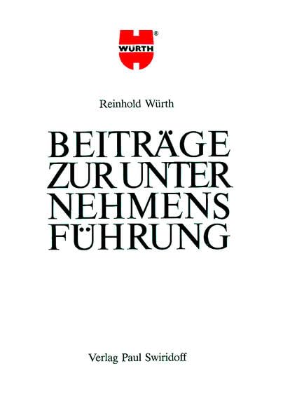 Beiträge zur Unternehmensführung Law