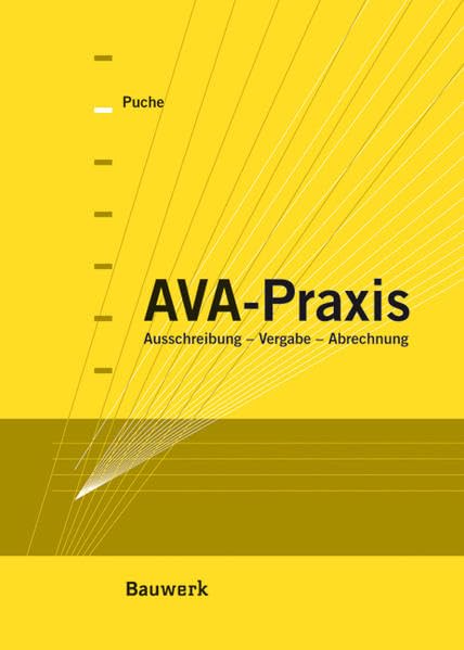AVA-Praxis: Ausschreibung - Vergabe - Abrechnung book