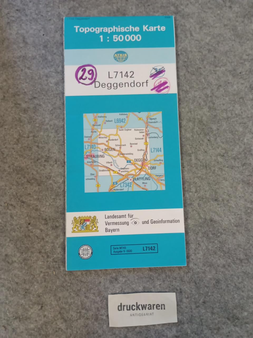 TK50 L7142 Deggendorf: Topographische Karte 1:50000 (TK50 Topographische Karte 1:50000 Bayern) Leisure, Home & Garden