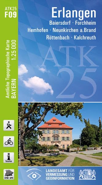 Erlangen 1 : 25 000 Leisure, Home & Garden