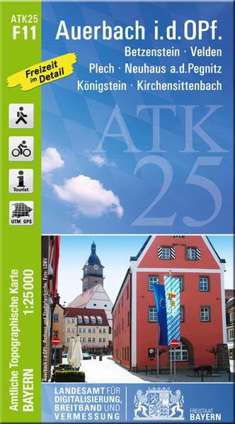 Auerbach in der Oberpfalz 1 : 25 000 Leisure, Home & Garden
