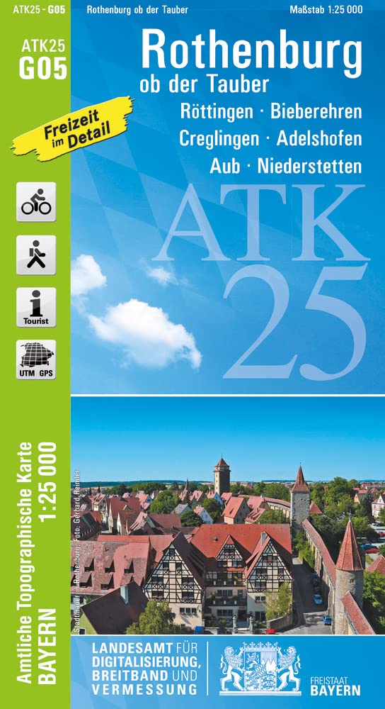 Rothenburg ob der Tauber 1:25 000 Leisure, Home & Garden