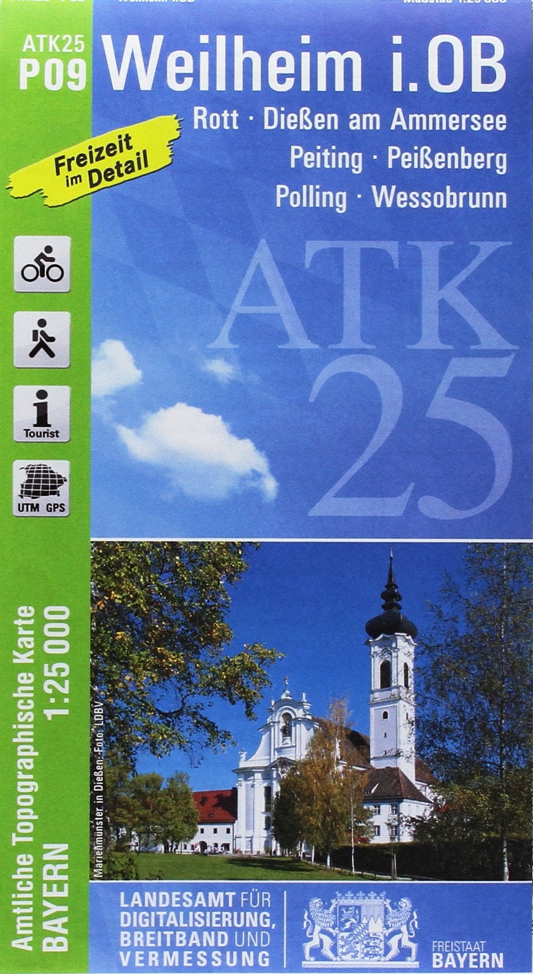 Weilheim i.OB 1 : 25 000 book