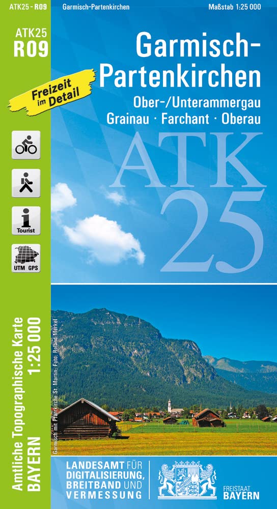 Garmisch-Partenkirchen 1:25 000 Leisure, Home & Garden