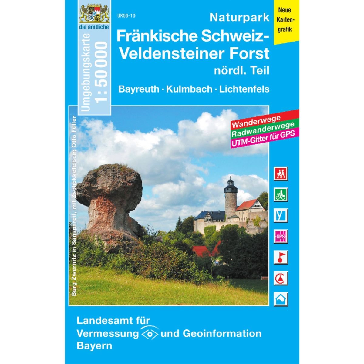 Naturpark Fränkische Schweiz nördlicher Teil 1 : 50.000 Leisure, Home & Garden