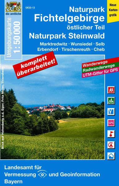 Naturpark Fichtelgebirge östlicher Teil 1 : 50 000 (UK50-13) Leisure, Home & Garden
