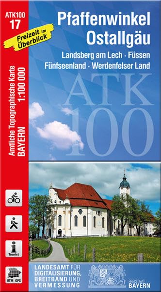 Pfaffenwinkel, Ostallgäu 1 : 100 000 book