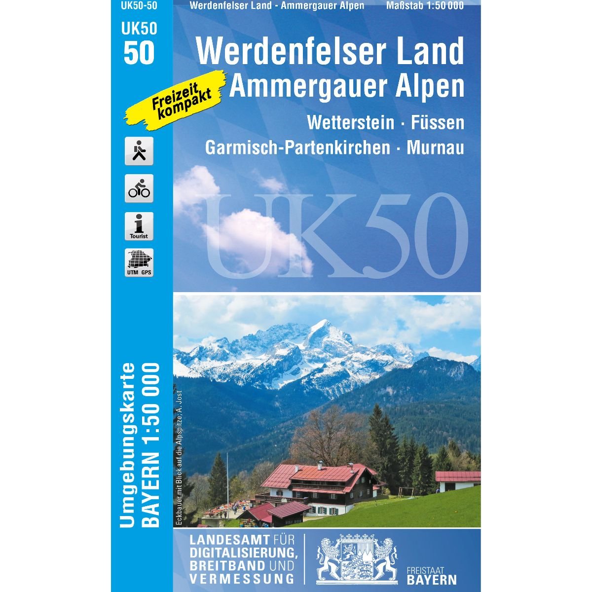 Werdenfelser Land 1 : 50 000 Umgebungskarte (UK50-50) book