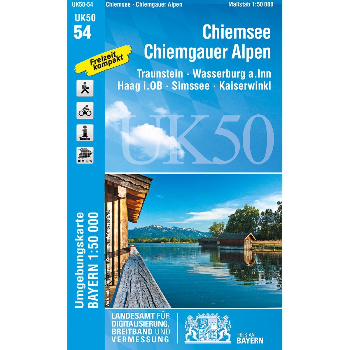 Chiemsee - Chiemgauer Alpen 1 : 50 000 Leisure, Home & Garden