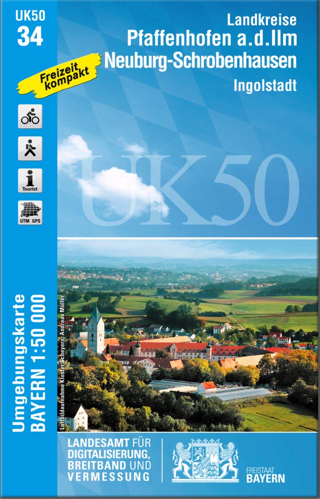 Pfaffenhofen - Schrobenhausen 1 : 50 000 (UK50-34) book