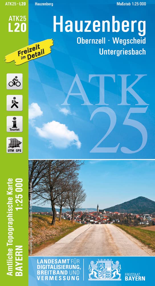 ATK25-L20 Hauzenberg (Amtliche Topographische Karte 1:25000) Leisure, Home & Garden