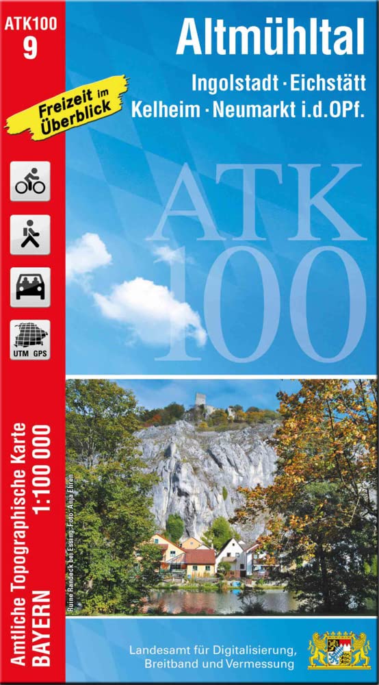 Altmühltal 1:100 000 Leisure, Home & Garden