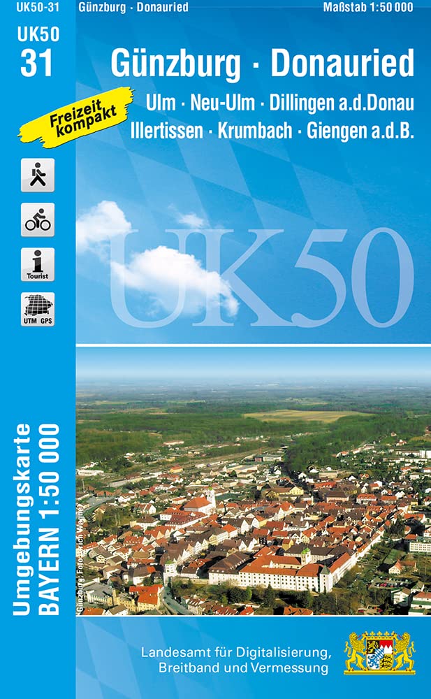Günzburg, Neu-Ulm 1 : 50 000 (UK 50-31) Leisure, Home & Garden