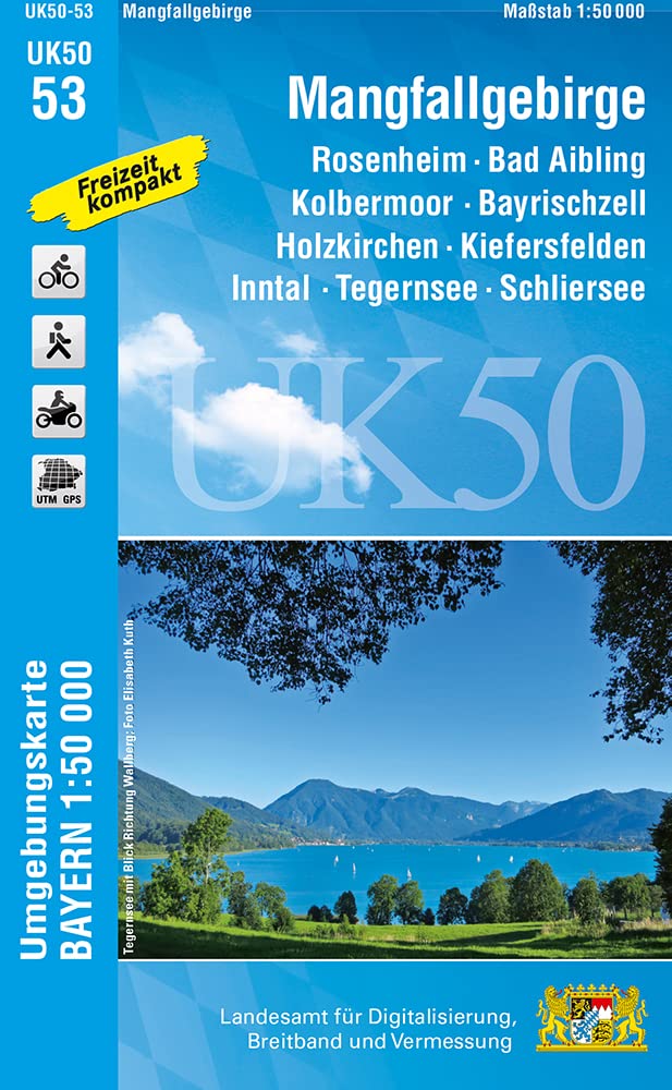 Mangfallgebirge 1 : 50 000 (UK50-53) Leisure, Home & Garden