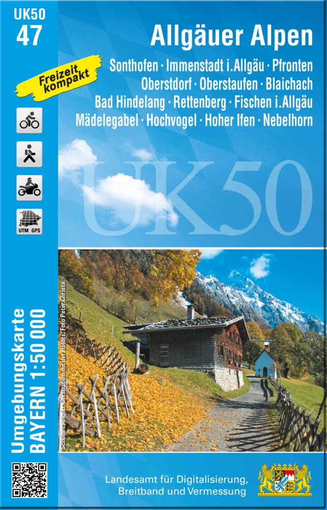Allgäuer Alpen 1:50 000 (UK50-47) Leisure, Home & Garden Books