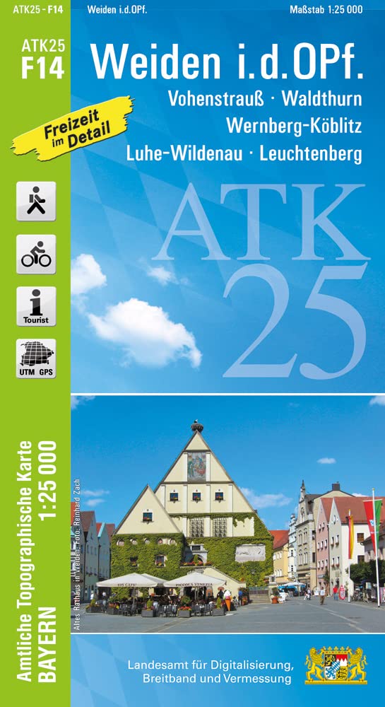 Weiden in der Opferpfalz 1 : 25 000 Leisure, Home & Garden