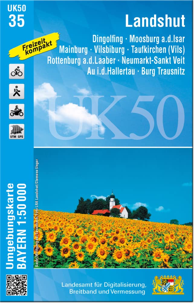 Landshut 1 : 50 000 (UK50-35) Leisure, Home & Garden Books
