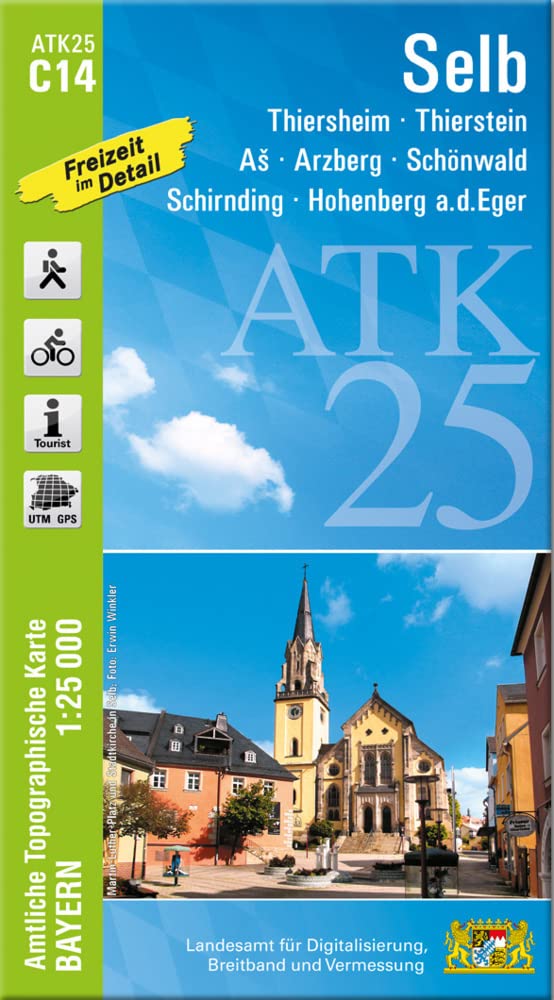 ATK25-C14 Selb (Amtliche Topographische Karte 1:25000) Leisure, Home & Garden