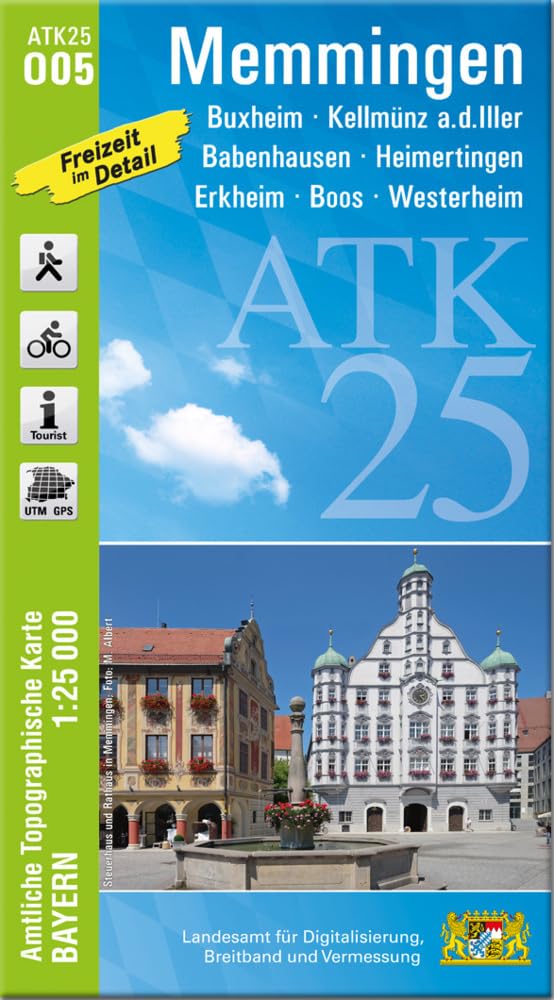 ATK25-O05 Memmingen (Amtliche Topographische Karte 1:25000) Leisure, Home & Garden