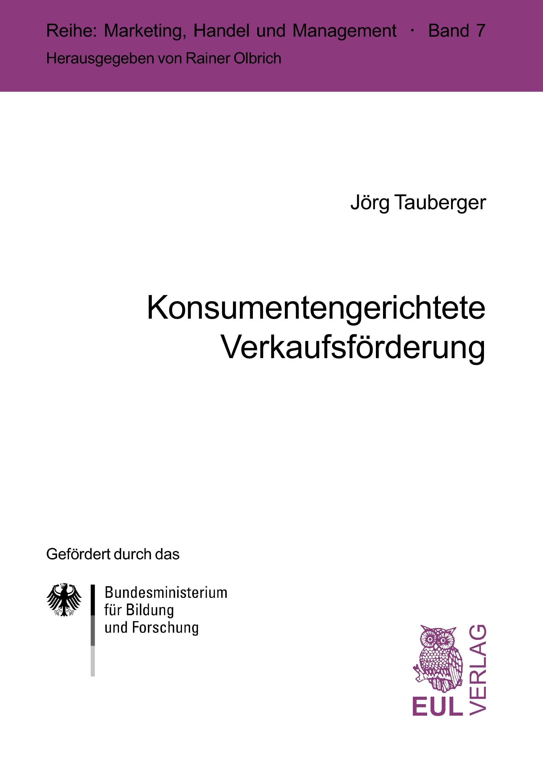 Konsumentengerichtete Verkaufsförderung book