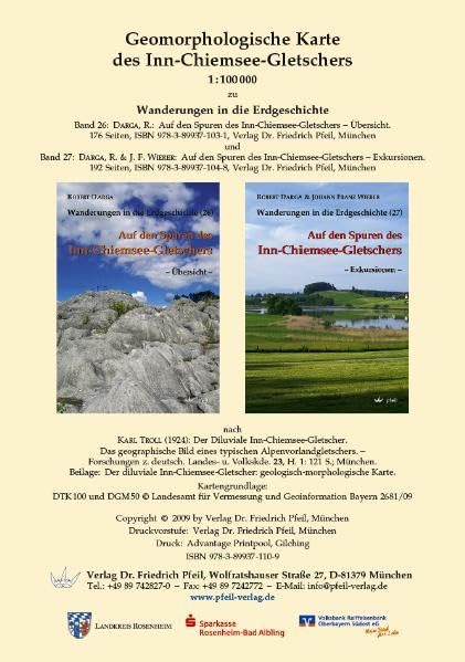Geomorphologische Karte des Inn-Chiemsee-Gletschers 1 : 100000: Karte zu Wanderungen in die Erdgeschichte Band 26 und 27 Business & Technology