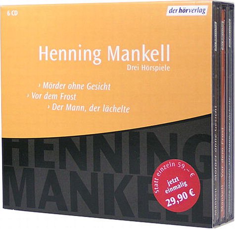 Krimi-Paket: Der Mann, der lächelte / Vor dem Frost / Mörder ohne Gesicht. 6 Audio-CDs: Drei Kommissar Wallander Hörspiele Crime & Thrillers