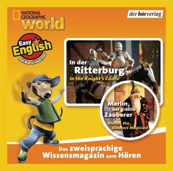 In der Ritterburg/Merlin, der größte Zauberer: Easy English mit Marvin Hämmer Non-fiction