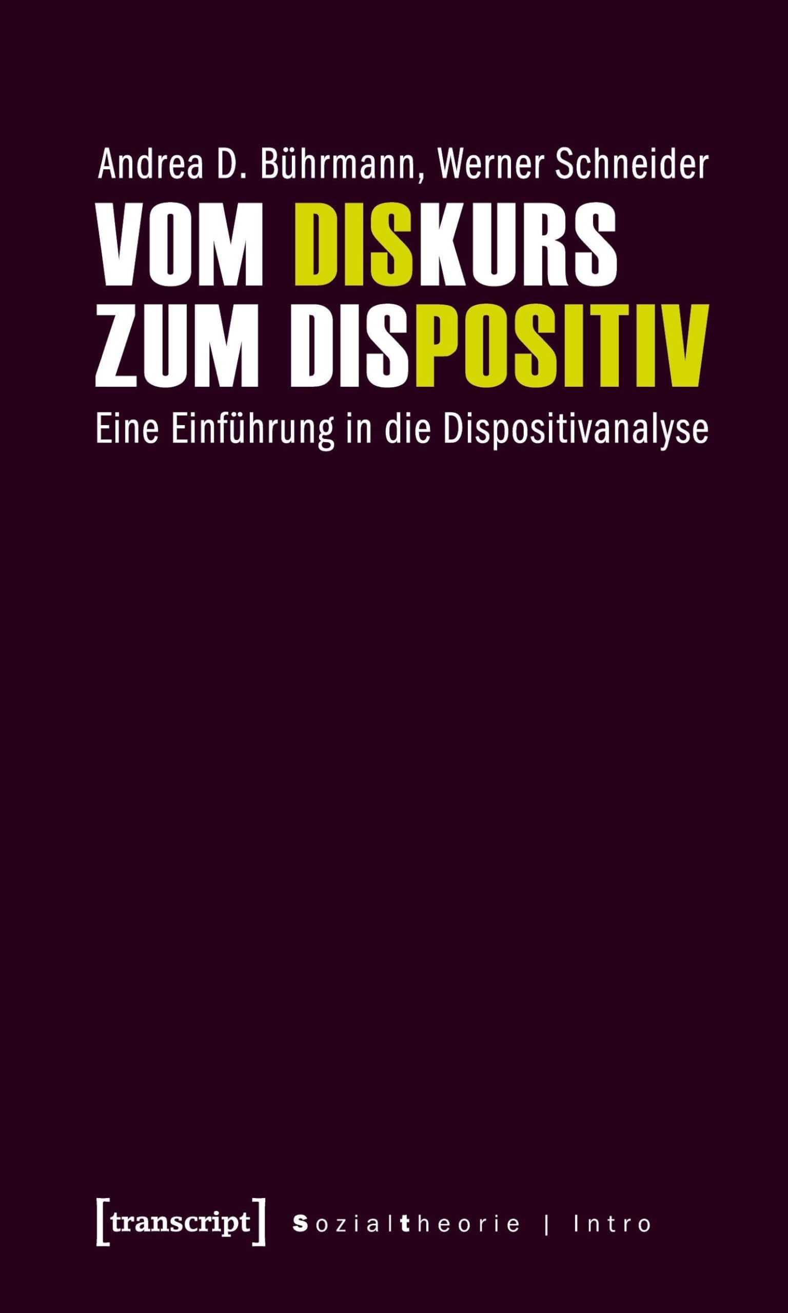 Product Image: Vom Diskurs zum Dispositiv