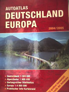 Autoatlas Deutschland Europa 2004 / 2005 Books