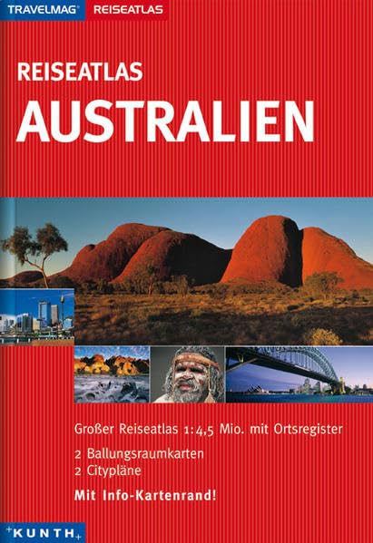 Travelmag Reiseatlas Australien Leisure, Home & Garden