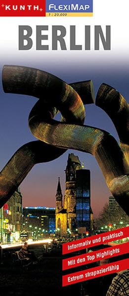 KUNTH FlexiMap Berlin 1:20 000: Informativ und praktisch. Mit den Top-Highlights. Extrem strapazierfähig Leisure, Home & Garden