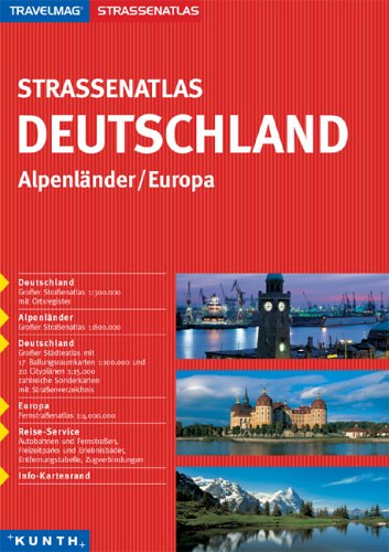 Strassenatlas Deutschland: Alpenländer. 1:300000 Leisure, Home & Garden