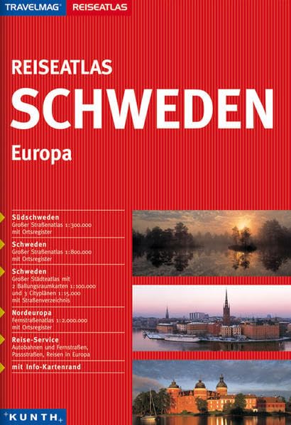 Reiseatlas : Schweden 1:300.000 (+Europa) Leisure, Home & Garden