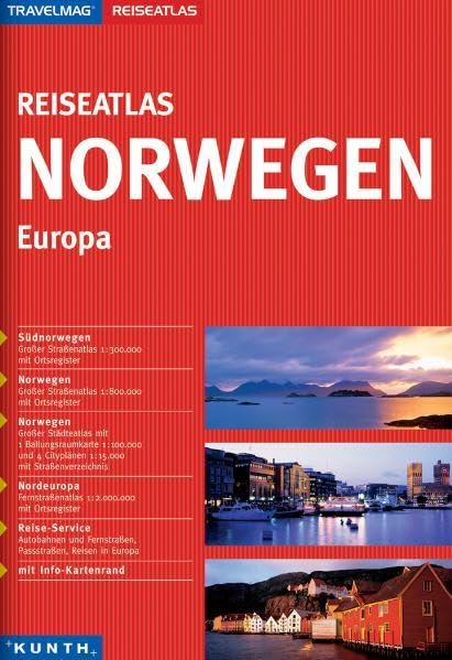 Reiseatlas : Norwegen 1:300.000 (+Europa) Leisure, Home & Garden