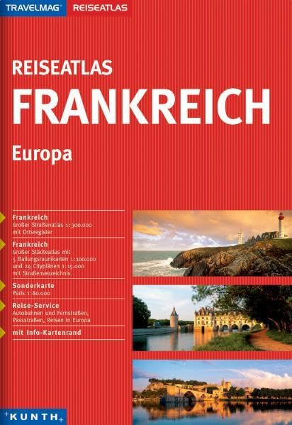 Reiseatlas : Frankreich 1:300.000 (+Europa) Leisure, Home & Garden