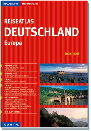 Reiseatlas : Deutschland 1:300.000 (+ Europa) Leisure, Home & Garden